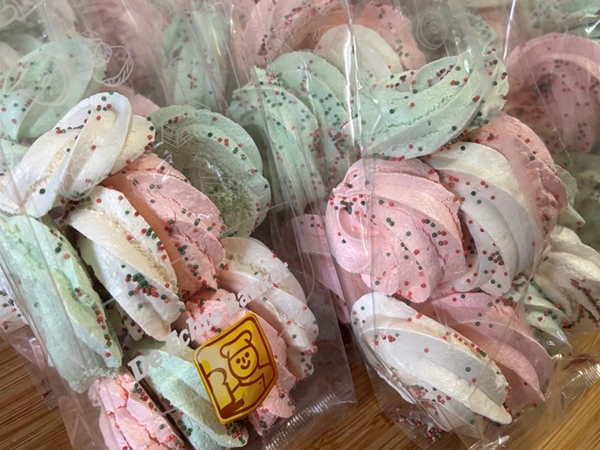 Kerstschuim kransjes