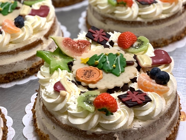 Kerst slagroomtaart 6p