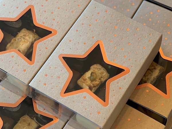 Bonbons doos sleeve kerstster